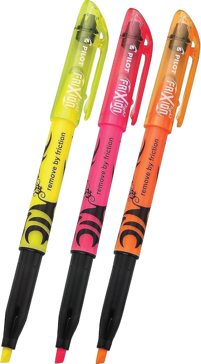 Pilot FriXion Light Pastel Erasable Highlighters, Chisel Tip, Journaling - Image 2