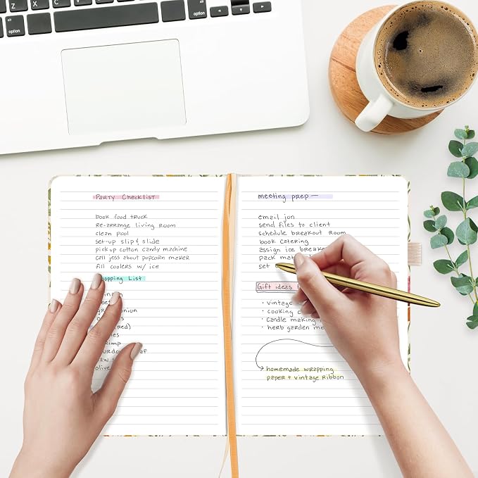 &And Per Se Lined Hardcover Notebook – A5 5.7"x8" College Ruled, 160 Pages - Image 6