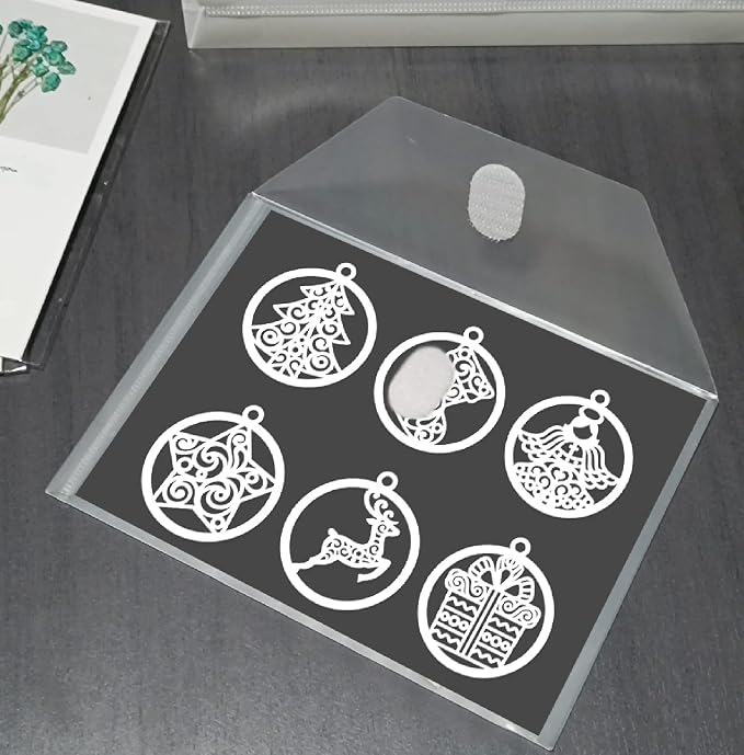 Anseal 24 Pack 5 x 7 Coupon Receipt Check Holder, Small Clear Plastic Envelope - Image 7