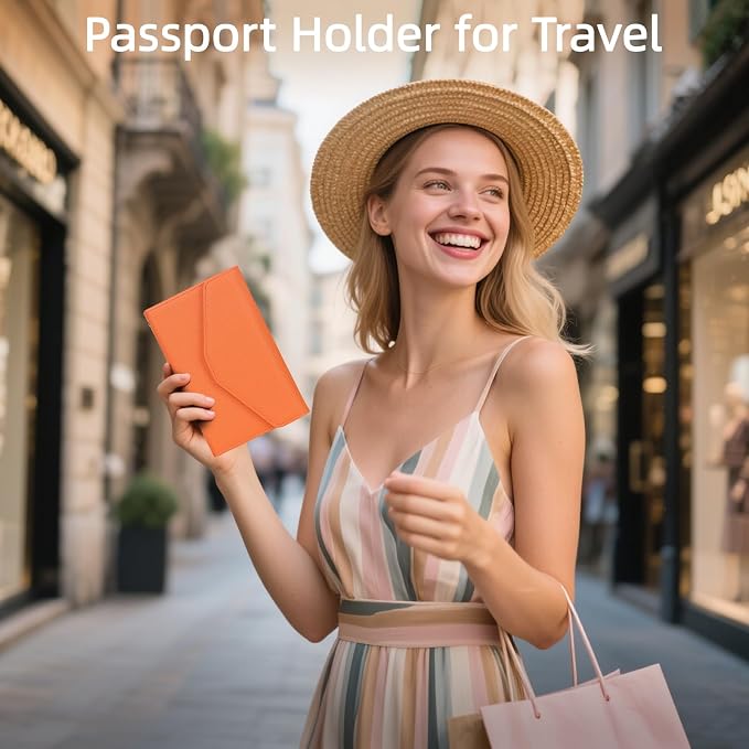 ZOPPEN Mulit-purpose Rfid Blocking Passport Holder Travel Wallet Passport and - Image 6