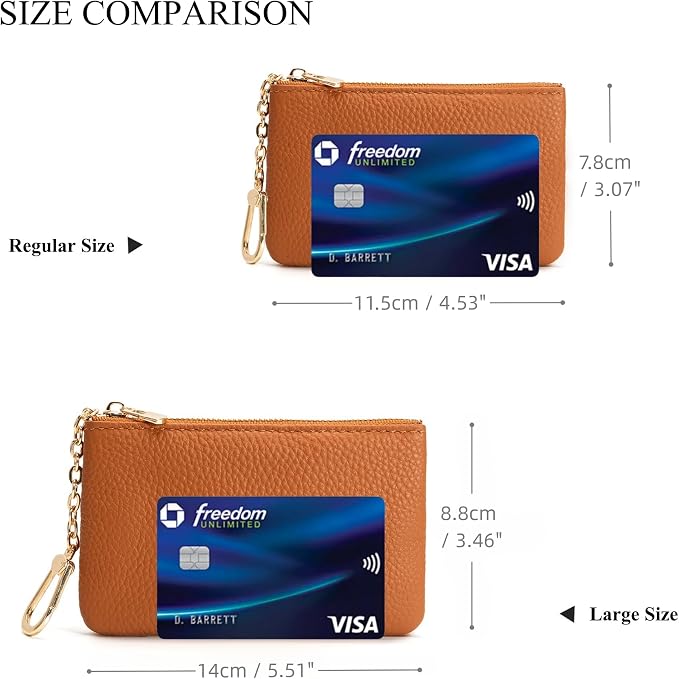 Full Grain Leather Coin Purse - Image 3