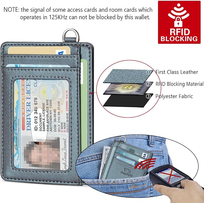 FurArt Slim Minimalist Wallet RFID Credit Card Holder - Image 5