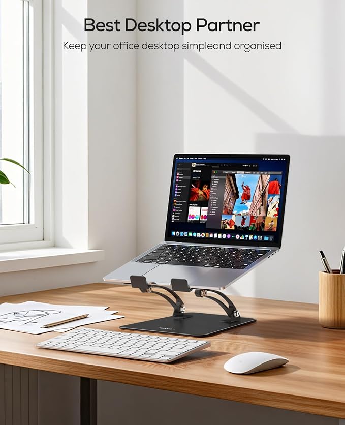 Nulaxy Fully Adjustable Laptop Stand - Image 8