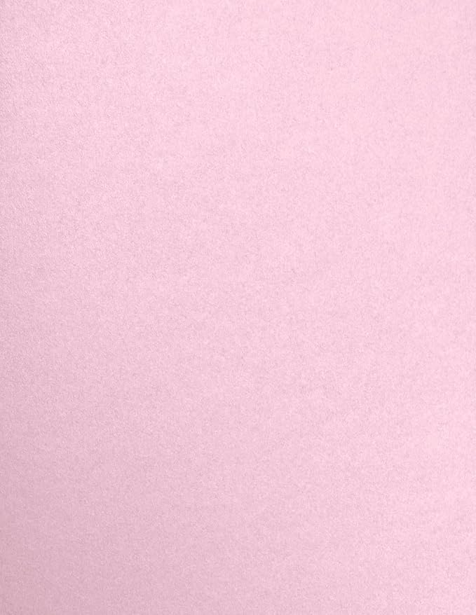LUXPaper 8.5" x 11" Paper | Letter Size | Rose Quartz Metallic | 80lb. Text | by LUXPaper