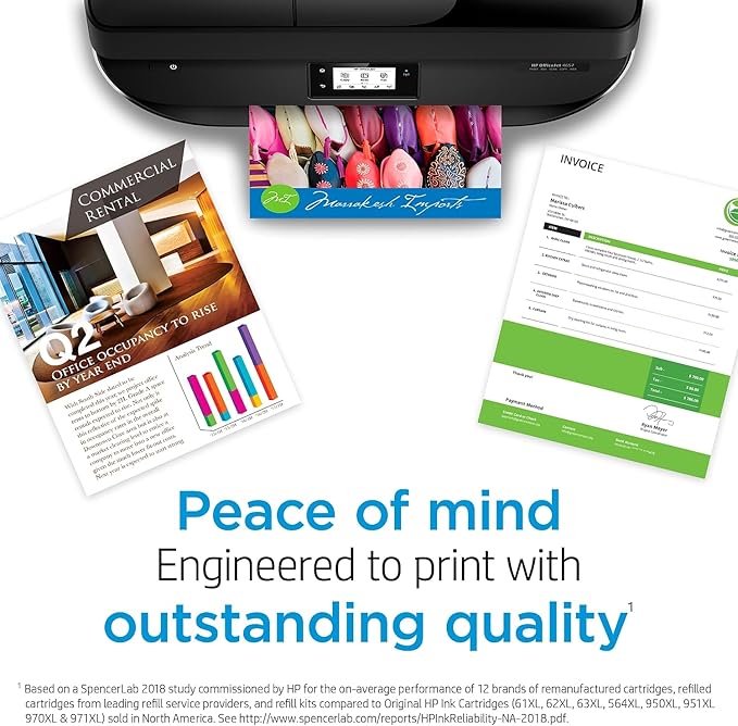 HP 971X | PageWide Cartridge High Yield | Yellow | Works with HP OfficeJet Pro X451, X476, X551, X576 | CN628AM-DeskLoop Office