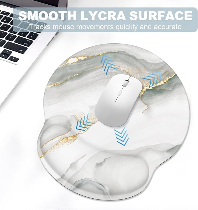 Ergonomic Mouse Pad with Wrist Rest and Keyboard Wrist Rest, Mousepad and Wrist - Image 3