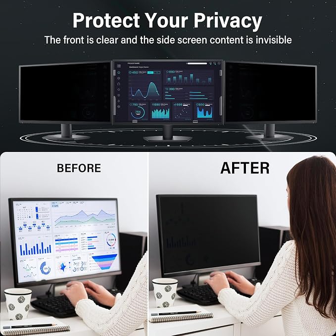 24 Inch Computer Privacy Screen - Image 2