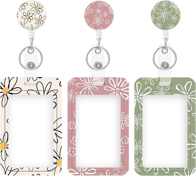 3 Set Heavy Duty Badge Holder by COOKOOKY