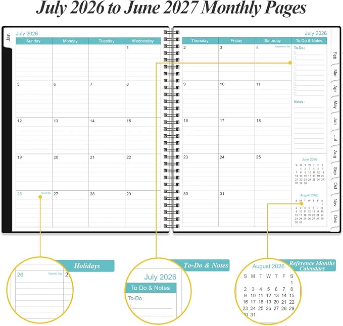 2026-2027 Daily & Monthly Planner - Image 4