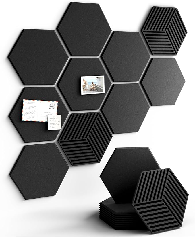Fluxynara Hexagon Cork Board Alternative by FLUXYNARA