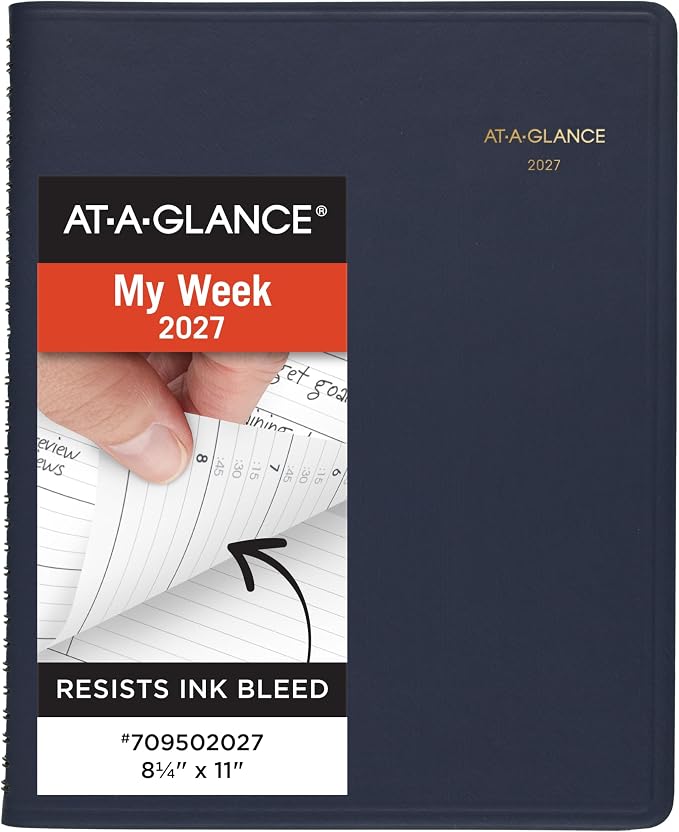 AT-A-GLANCE 2027 Appointment Book Planner, 13-Month Jan-Jan, 8.25" x 11" by AT-A-GLANCE