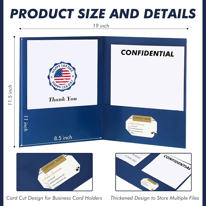 50 Pcs Tax Return Folders Bulk - Image 2