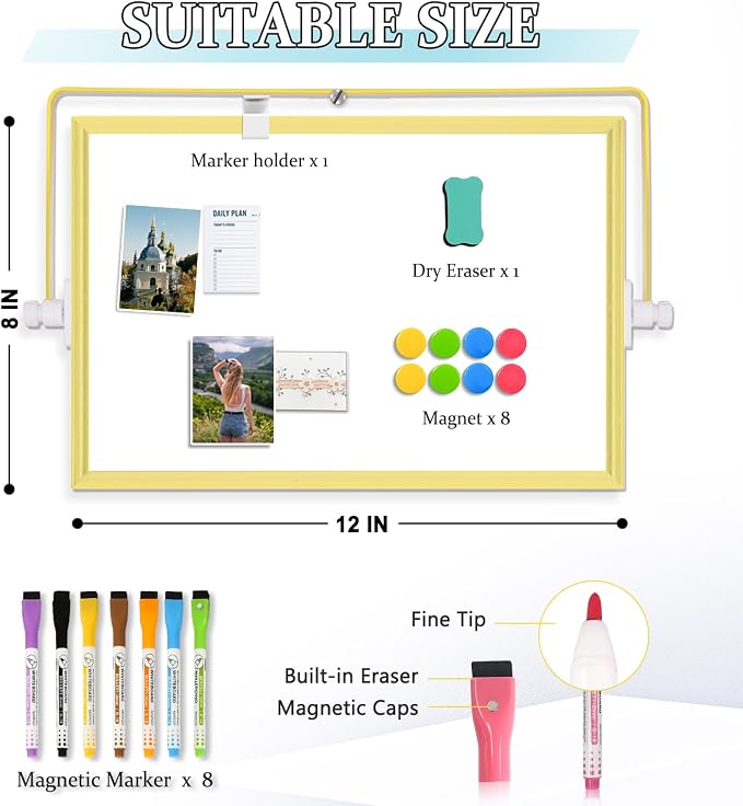 Double-Sided Magnetic White Board - Image 3
