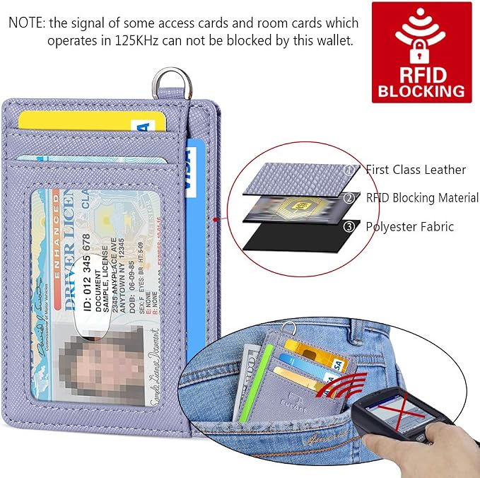 FurArt Slim Minimalist Wallet RFID Credit Card Holder - Image 5