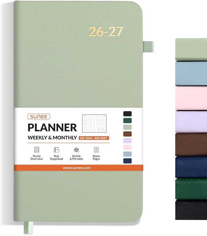 SUNEE 2026-2027 Pocket Weekly Planner by SUNEE