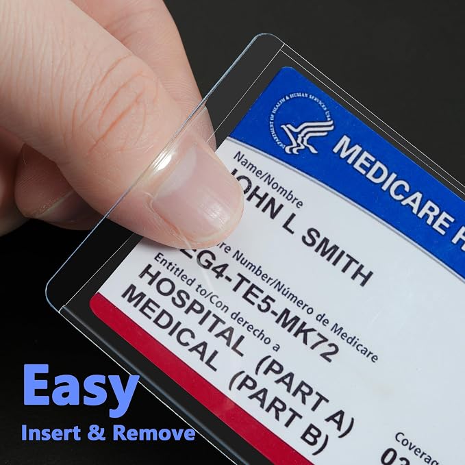 New Medicare Card Holder Protector Sleeves, Social Security Card Protector - Image 4