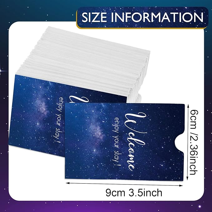 Qeeenar 2000 Pcs Envelopes Hotel Key Card Holder Sleeves Credit Sleeve Gift - Image 2