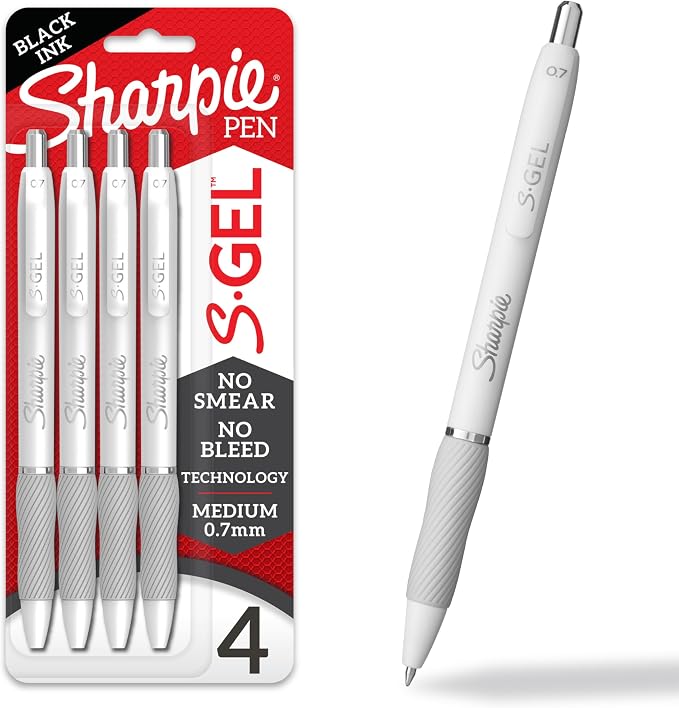 Sharpie S-Gel Gel Pens, Medium Point, Teacher Supplies, Journaling by Unknown