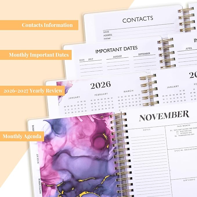 Planner 2026-2027, Large 18 Months Academic Daily Weekly Monthly Planner Yearly - Image 6