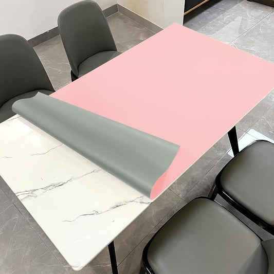 Zinkooat Leather Table Cover, 1.8mm Thick, 30x60 Inch Desk Cover, Large Desk Mat by Zinkooat