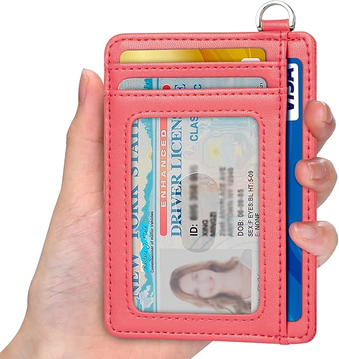 Slim Minimalist Front Pocket Wallet, RFID Blocking Credit Card Holder Wallet - Image 2