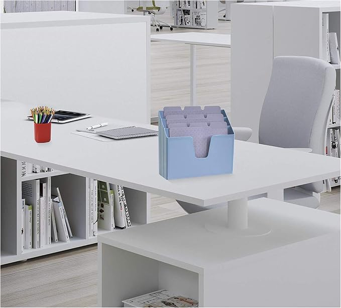 Acrimet Horizontal Triple File Folder Holder Organizer, Open Top Desktop - Image 6