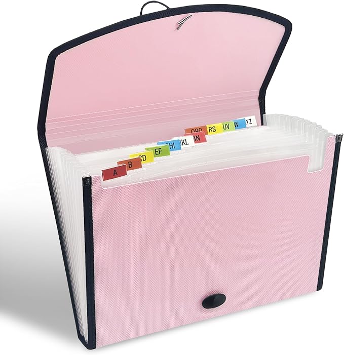 H4D 13-Pocket Accordion File Organizer - Image 2