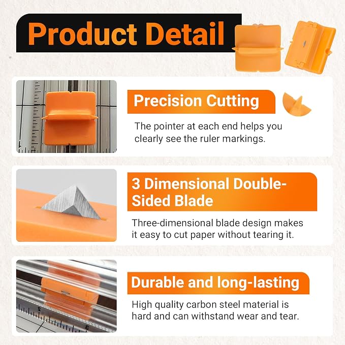 195960-1001 Paper Cutter Style G Blades - Image 3