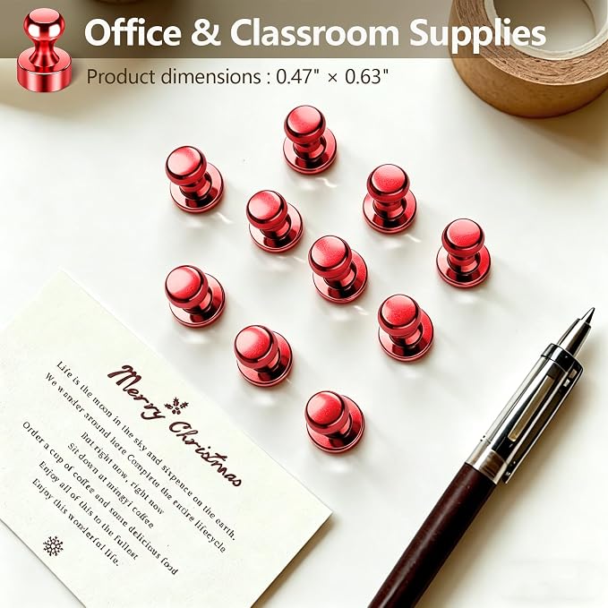 16 Pcs Fridge Magnets, Refrigerator Magnets, Small Strong Magnets, Magnetic - Image 8