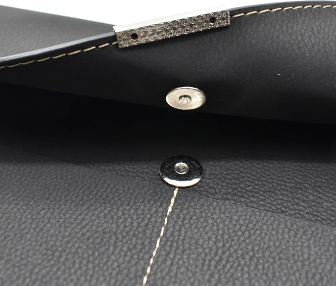 VANRA File Folder Document Holder Organizer Waterproof Portfolio Leather Folder - Image 6