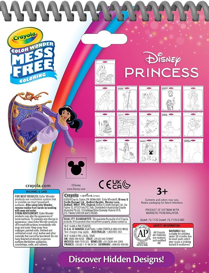 Crayola Disney Color Wonder Bundle, Toddler Mess Free Activity Pads & Markers - Image 3