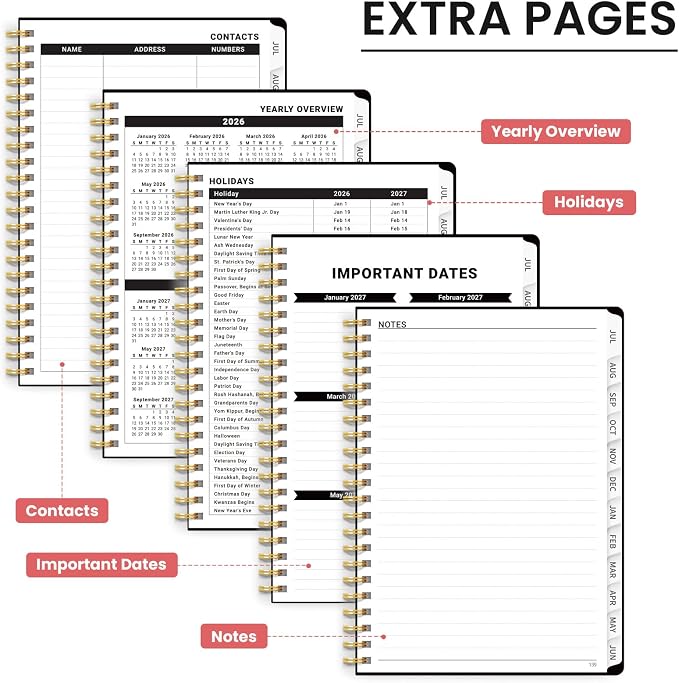 Planner 2026-2027, Monthly and Weekly Academic Planner July 2026 - Image 5