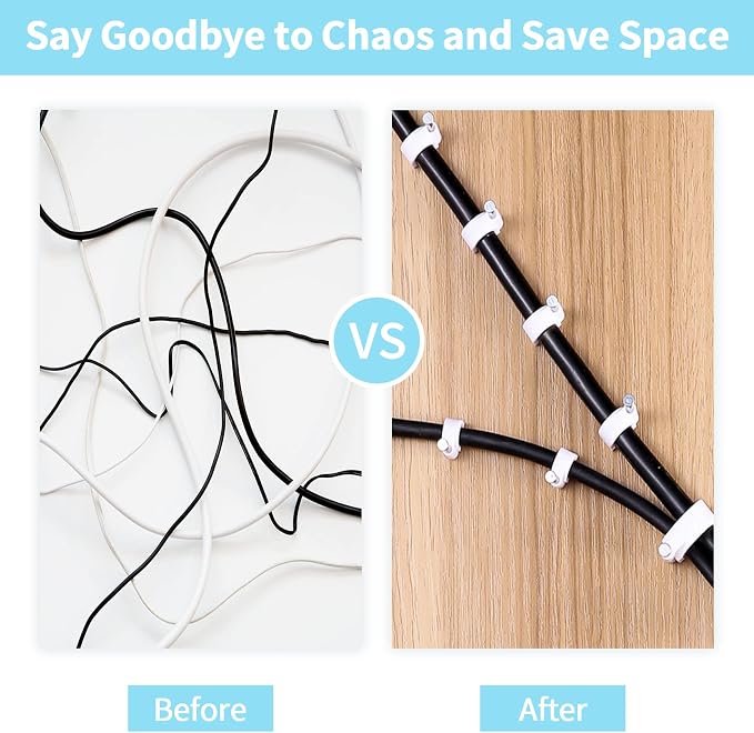 Abnii Cable Clips, Wire Wall Clips - Image 4