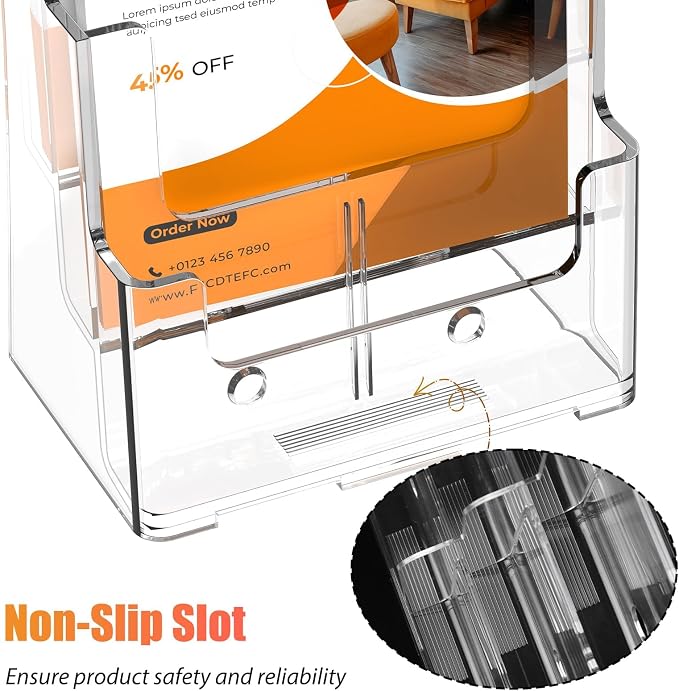 FUCDTEFC Acrylic Brochure Holder 8.5x11 - Image 4