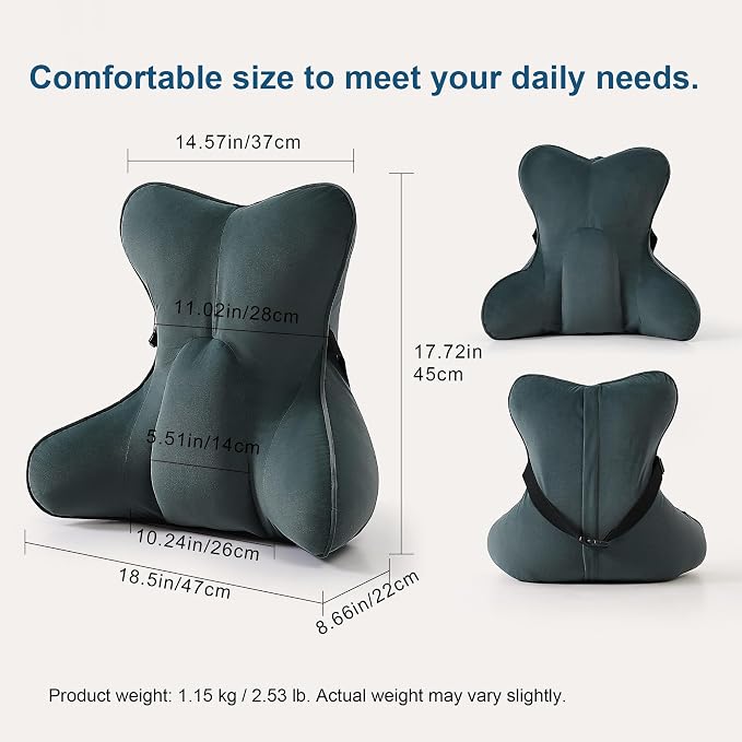 Ailuteie Lumbar Support Pillow for Lower Back Pain Relief – Multi-Functional - Image 2
