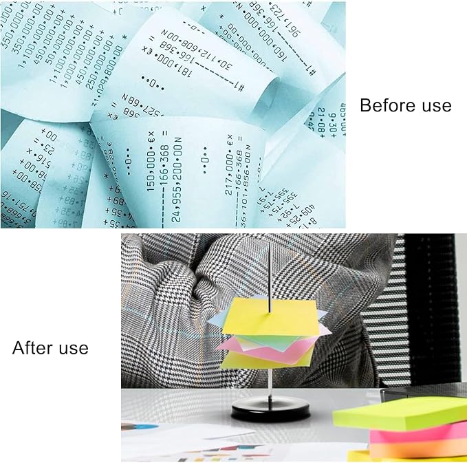 Desk Receipt Holder Spike Ticket Holder Bill Fork Metal Ticket Stabber - Image 3