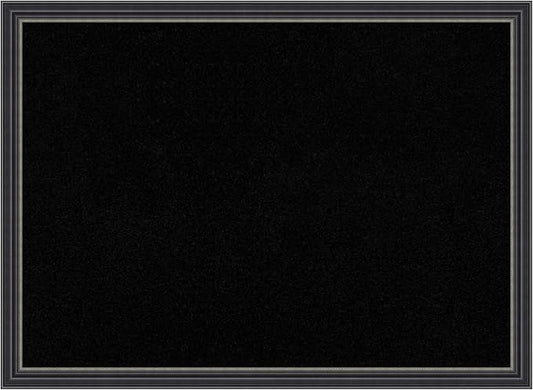 Amanti Art Black Cork Board for Wall, 22x30 Vision Board with Black Wood Frame, Medium Corkboard Office Decor for Home Organization, Traditional Corkboard Pinboard to Display Items for Home-DeskLoop Office