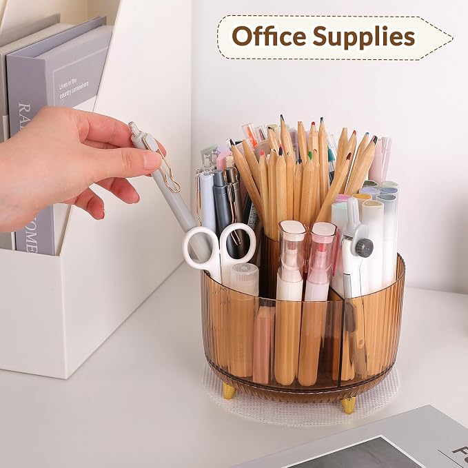 SKYDUE Rotating Pencil Pen Holder, Pen Organizer - Image 3