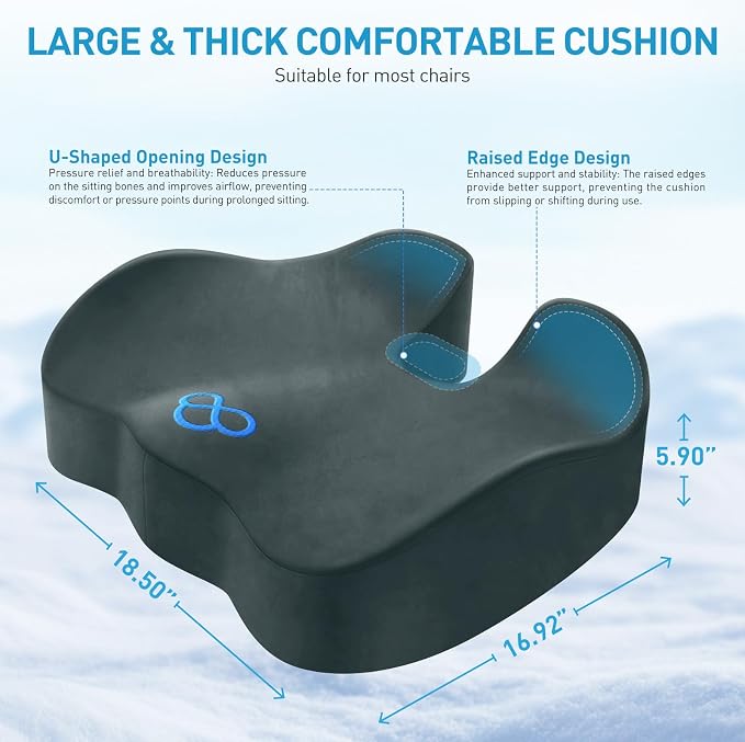 BlissTrends Extra Thick Seat Cushion - Image 2
