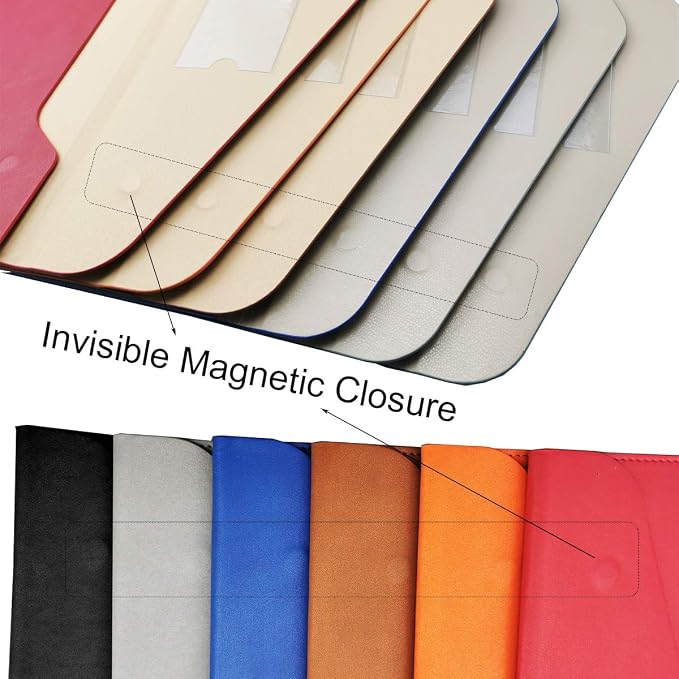 PU Leather A4 File Folder Document Holder Waterproof Portfolio Envelope Folder - Image 6
