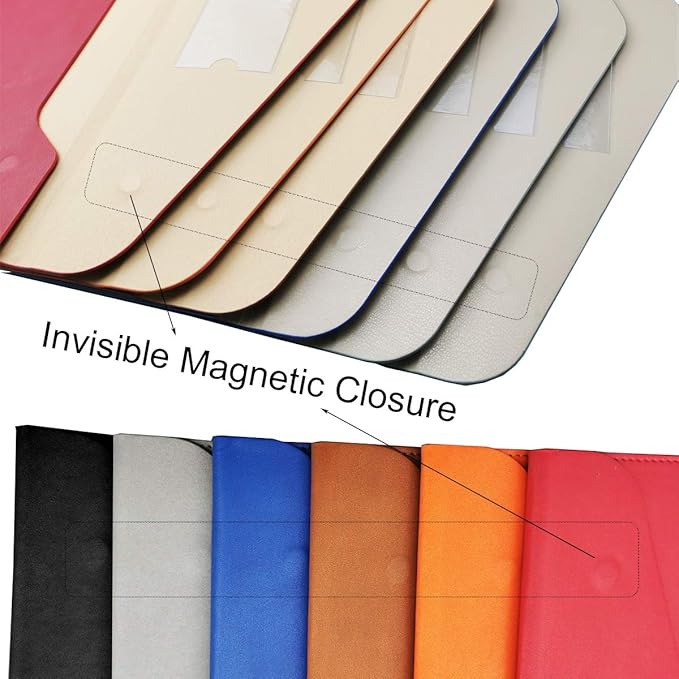 PU Leather A4 File Folder Document Holder Waterproof Portfolio Envelope Folder - Image 6