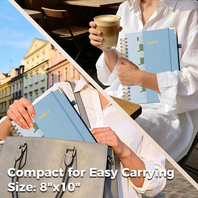 Line Hardcover Spiral Notebook - Image 8