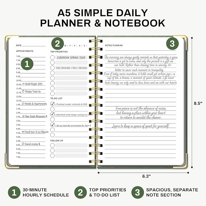 Ovesmusl Undated Daily Planner - Image 3