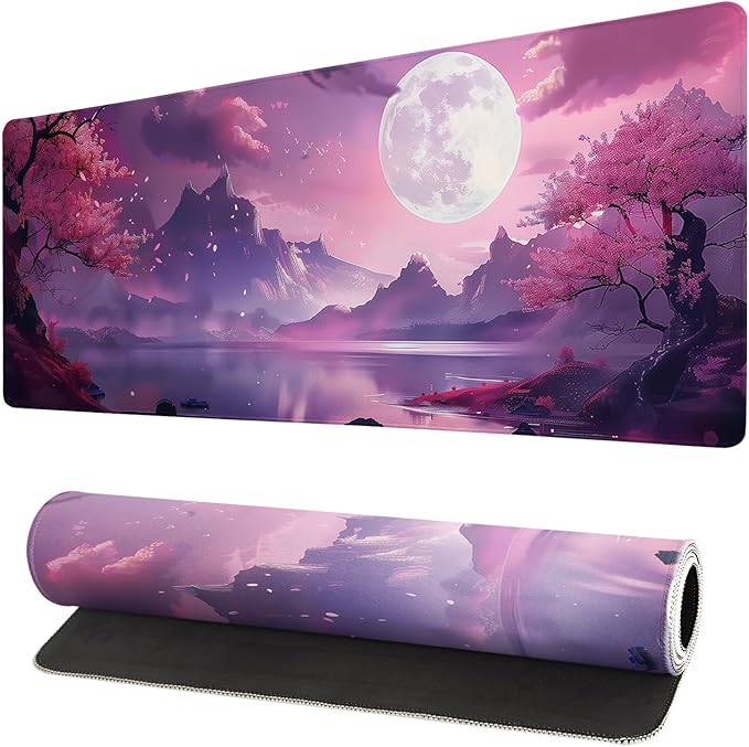 Gaming Mouse Pad Desk Pad, Extended Big Mouse Pad, 31.5x11.8 Inch Long Computer - Image 2