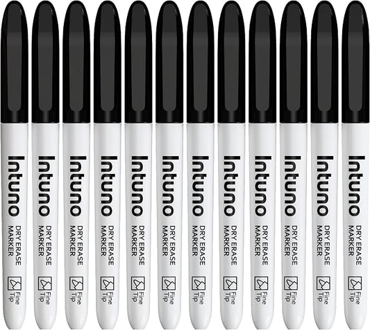 INTUNO Dry Erase Markers, Fine tip, Presentation by Unknown