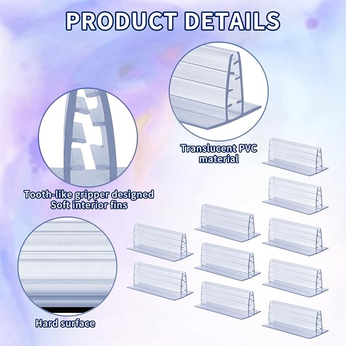 10 Pack Magnetic Sign Holder Sign Holder Clip Adhesive Sign Holder - Image 3