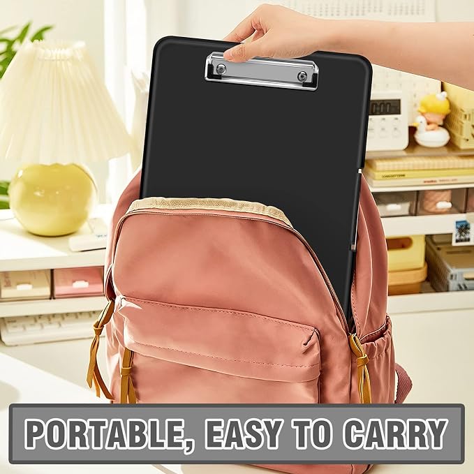 ANZNKU Clipboards with Storage, 13x9.6 Heavy Duty Nursing Clipboard Foldable - Image 4