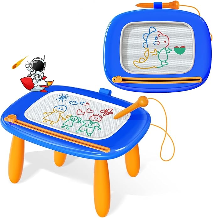 Kikidex Toddlers Toys Age 1-3, Magnetic Drawing Board, Doodle Board Pad by Kikidex