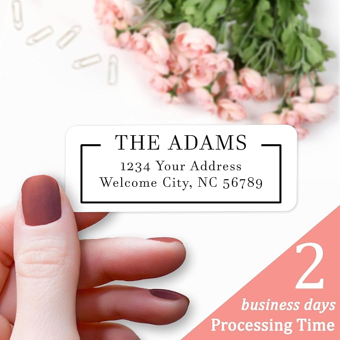 Personalized Return Address Labels Stickers - Image 4