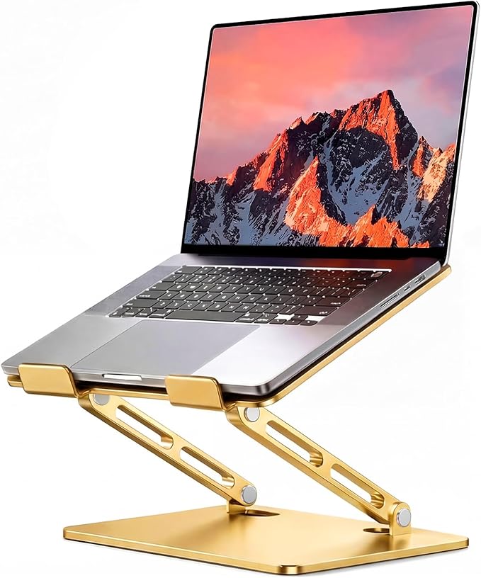 LOXP Aluminum Laptop Stand, Portable Laptop Riser, Adjustable Laptop Stand by LOXP